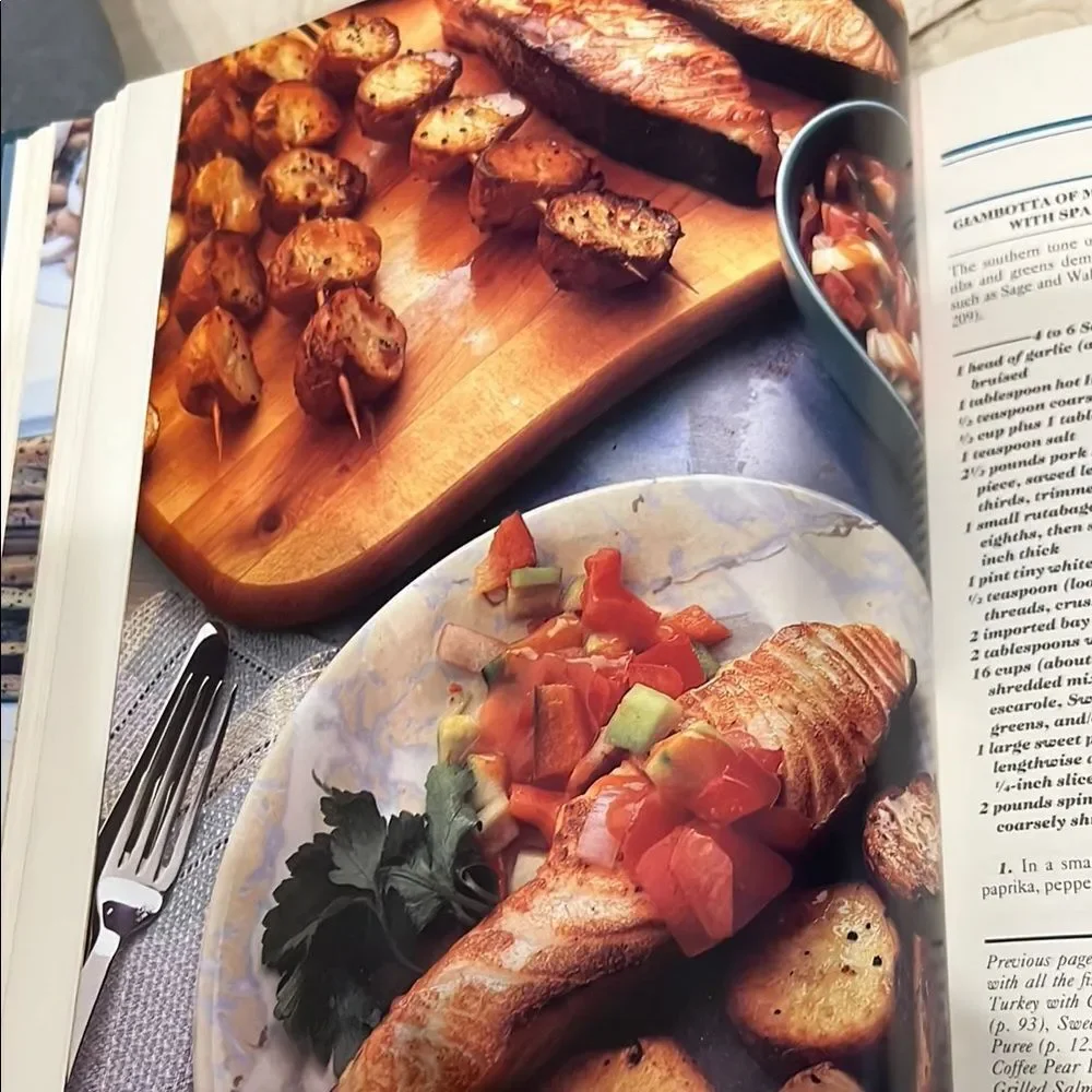 The Best of Food & Wine 1988 Collection Cookbook - Elegant Blue Cover